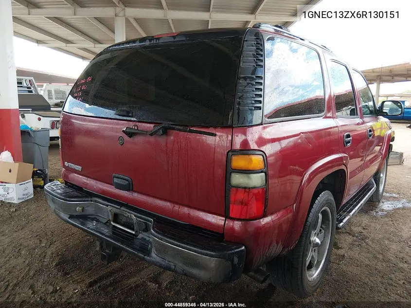 1GNEC13ZX6R130151 2006 Chevrolet Tahoe Ls