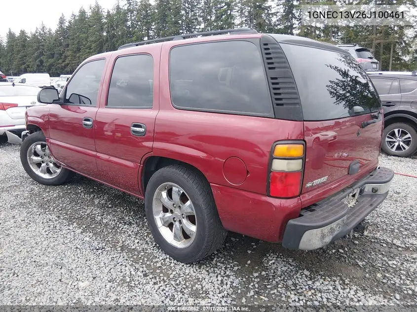 2006 Chevrolet Tahoe Ls VIN: 1GNEC13V26J100461 Lot: 45660862