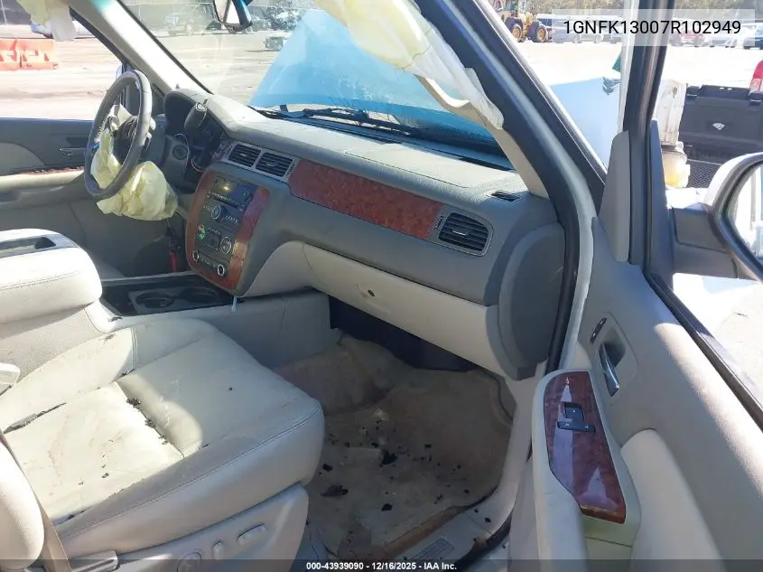 1GNFK13007R102949 2007 Chevrolet Tahoe Lt