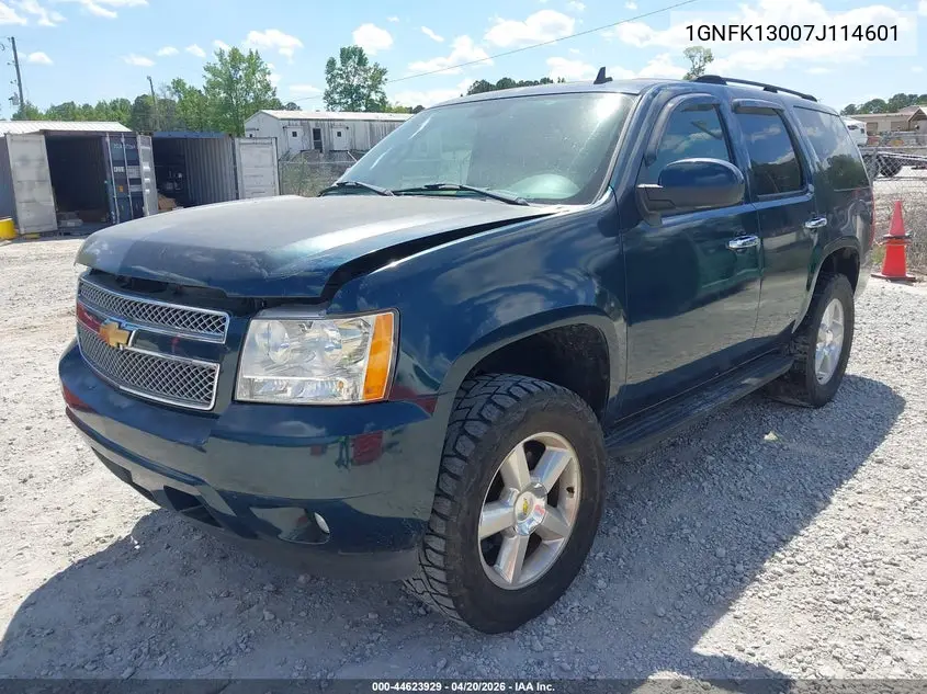 1GNFK13007J114601 2007 Chevrolet Tahoe Lt