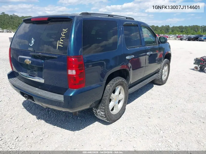 1GNFK13007J114601 2007 Chevrolet Tahoe Lt