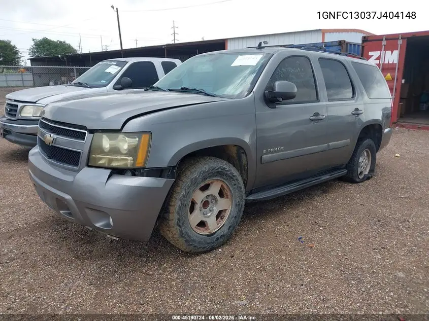 1GNFC13037J404148 2007 Chevrolet Tahoe Lt