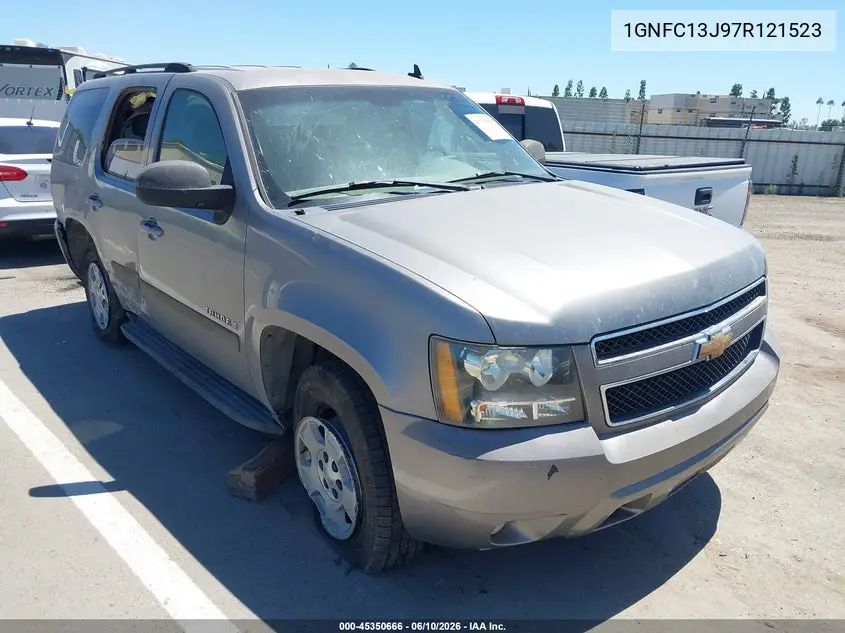 2007 Chevrolet Tahoe Lt VIN: 1GNFC13J97R121523 Lot: 45350666