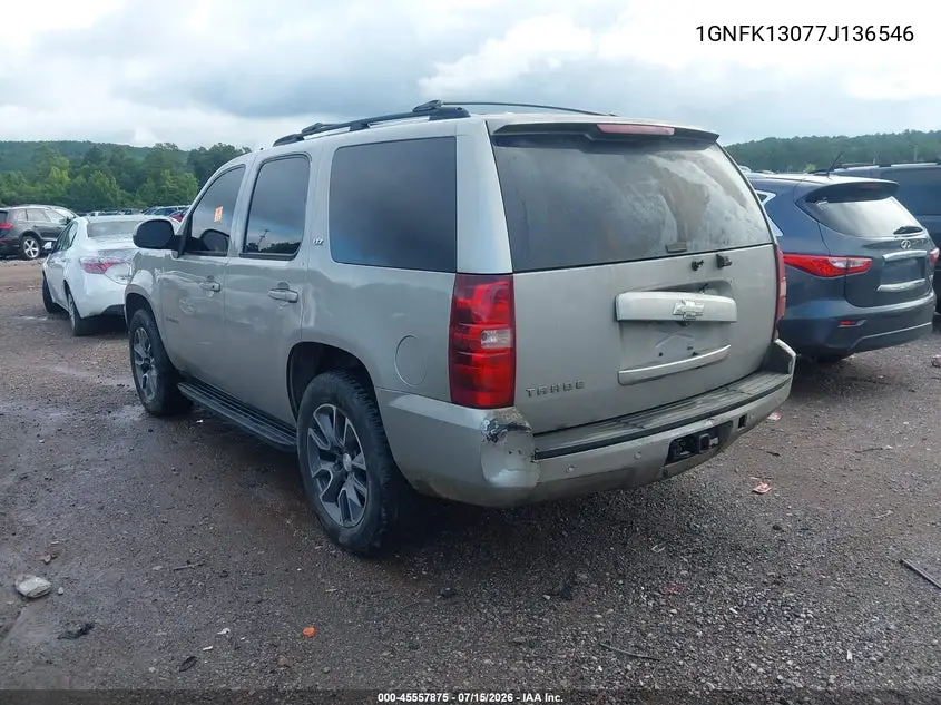 1GNFK13077J136546 2007 Chevrolet Tahoe Ltz
