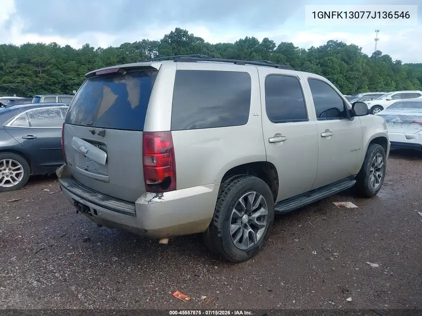 1GNFK13077J136546 2007 Chevrolet Tahoe Ltz