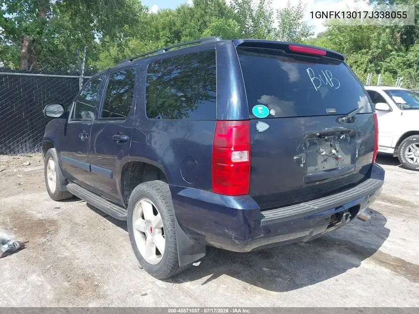 2007 Chevrolet Tahoe Lt VIN: 1GNFK13017J338055 Lot: 45571057