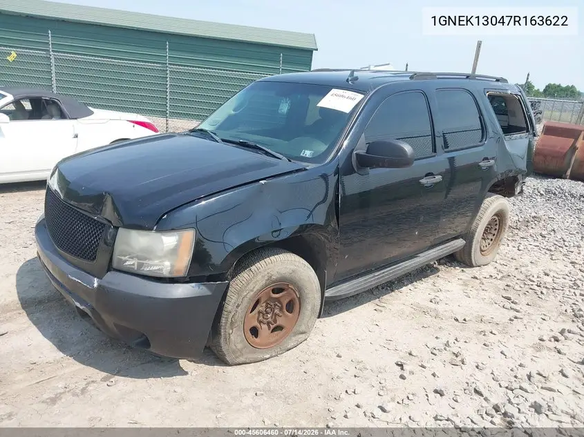 2007 Chevrolet Tahoe Ls VIN: 1GNEK13047R163622 Lot: 45606460