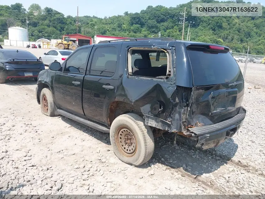 2007 Chevrolet Tahoe Ls VIN: 1GNEK13047R163622 Lot: 45606460