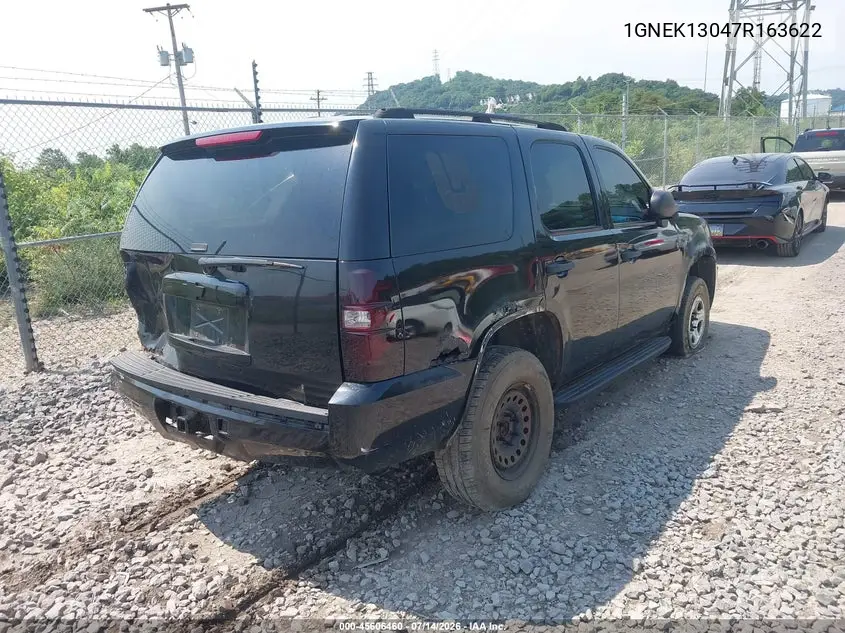 2007 Chevrolet Tahoe Ls VIN: 1GNEK13047R163622 Lot: 45606460