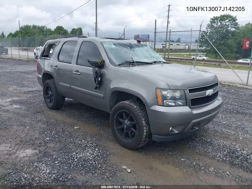2007 Chevrolet Tahoe Lt VIN: 1GNFK13007J142205 Lot: 45611674