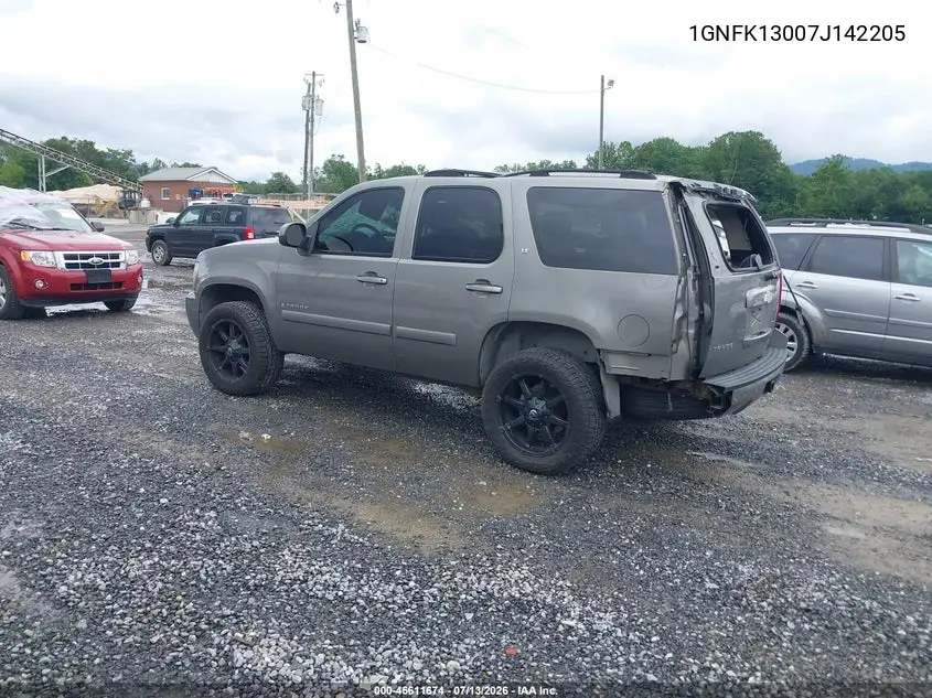 2007 Chevrolet Tahoe Lt VIN: 1GNFK13007J142205 Lot: 45611674