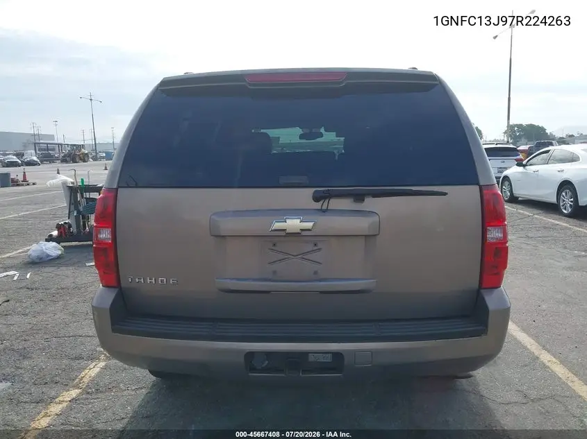 2007 Chevrolet Tahoe Lt VIN: 1GNFC13J97R224263 Lot: 45667408