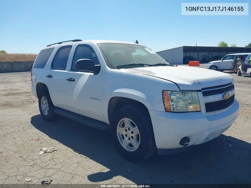 2007 Chevrolet Tahoe Ls VIN: 1GNFC13J17J146155 Lot: 45670024