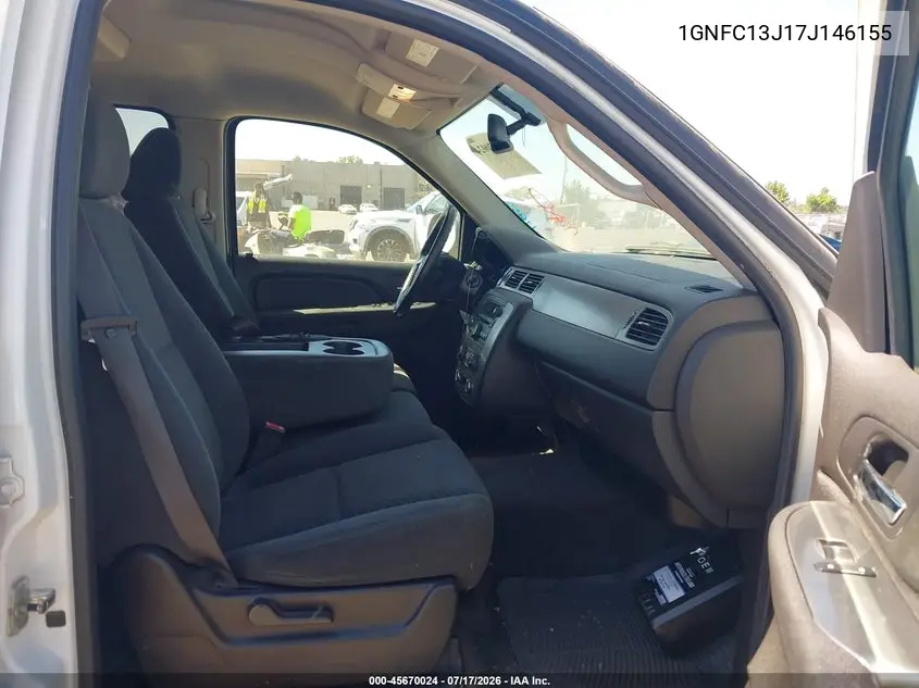2007 Chevrolet Tahoe Ls VIN: 1GNFC13J17J146155 Lot: 45670024