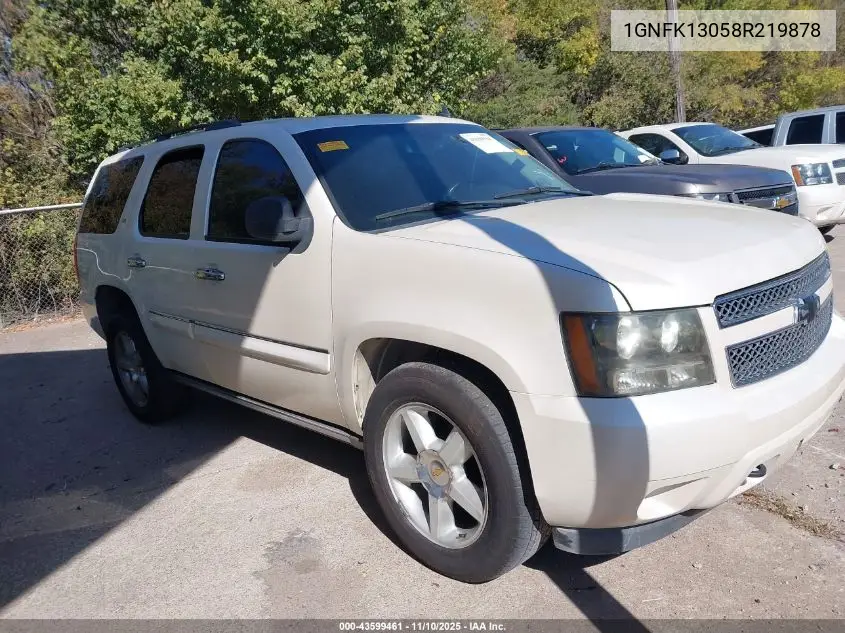 1GNFK13058R219878 2008 Chevrolet Tahoe Ltz