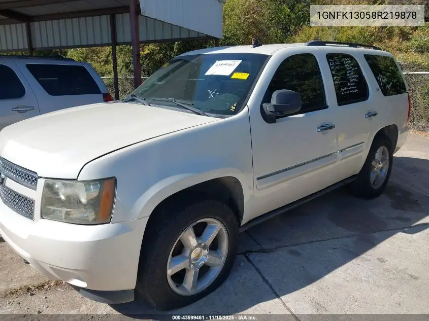 1GNFK13058R219878 2008 Chevrolet Tahoe Ltz