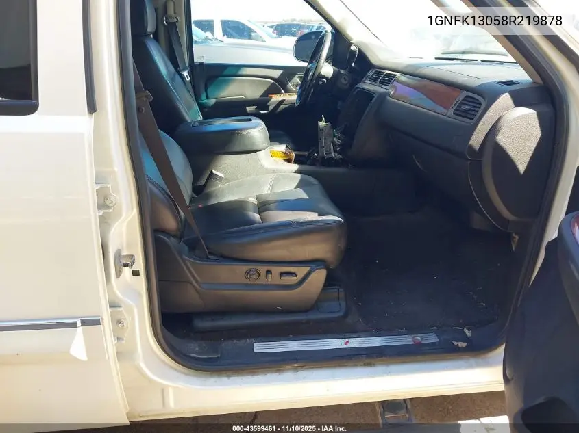 1GNFK13058R219878 2008 Chevrolet Tahoe Ltz