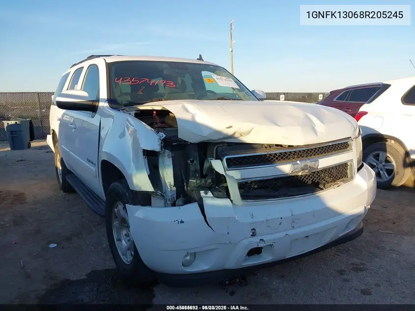 1GNFK13068R205245 2008 Chevrolet Tahoe Lt