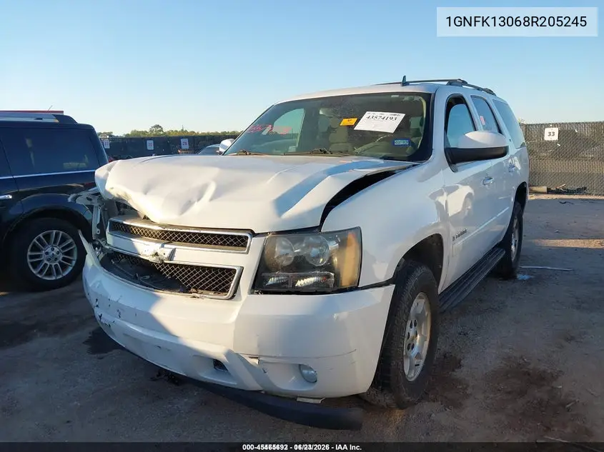 1GNFK13068R205245 2008 Chevrolet Tahoe Lt