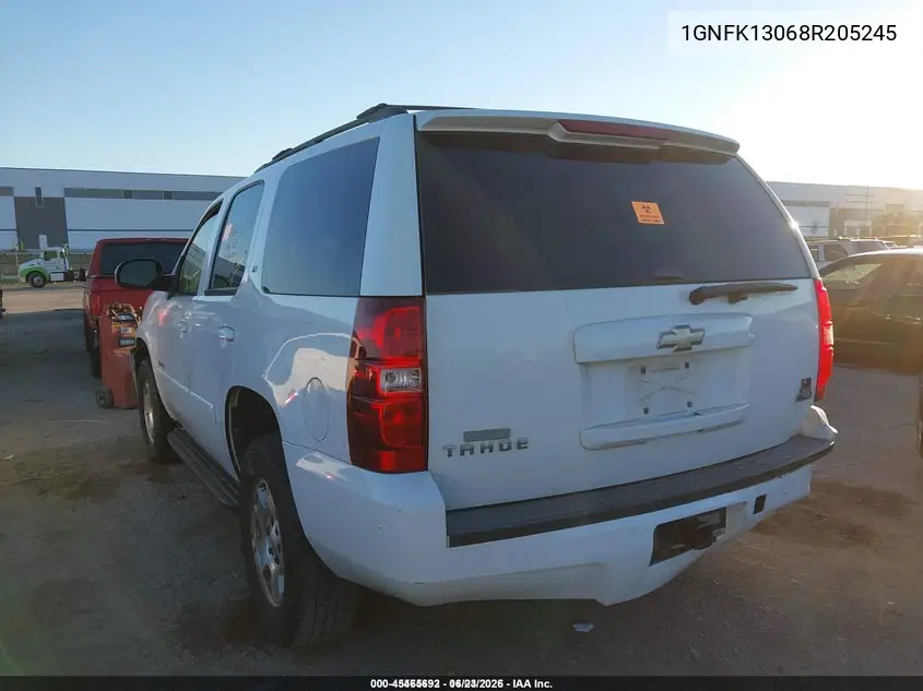 1GNFK13068R205245 2008 Chevrolet Tahoe Lt