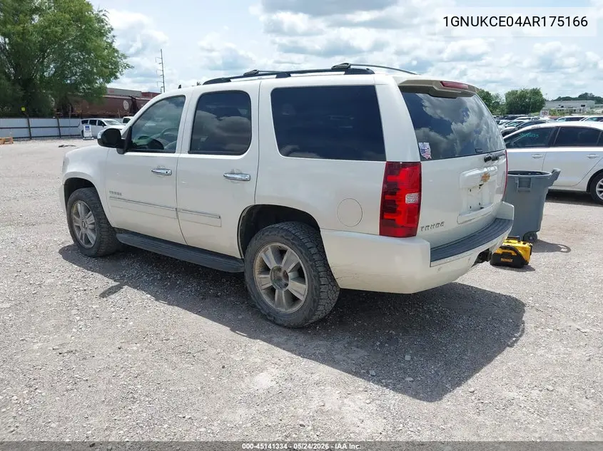 2010 Chevrolet Tahoe Ltz VIN: 1GNUKCE04AR175166 Lot: 45141334