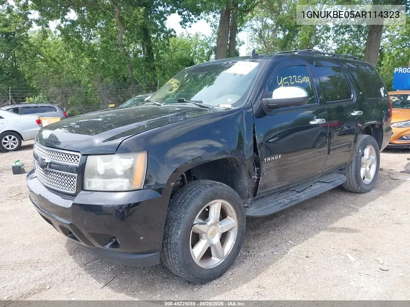 2010 Chevrolet Tahoe Lt VIN: 1GNUKBE05AR114323 Lot: 45225059