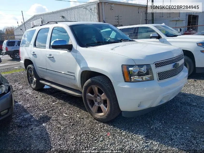 1GNSKCE02BR284945 2011 Chevrolet Tahoe Ltz