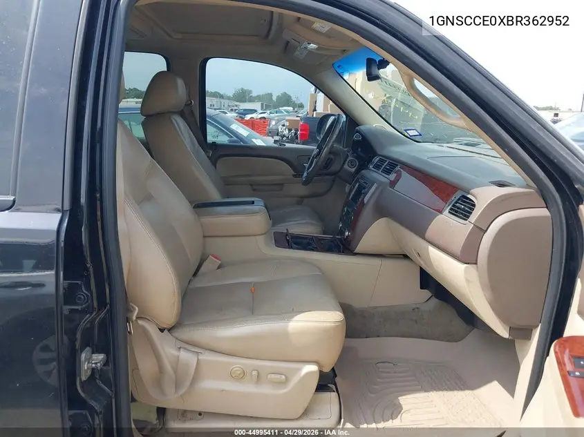 1GNSCCE0XBR362952 2011 Chevrolet Tahoe Ltz