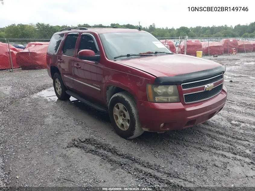2011 Chevrolet Tahoe Lt VIN: 1GNSCBE02BR149746 Lot: 45400986