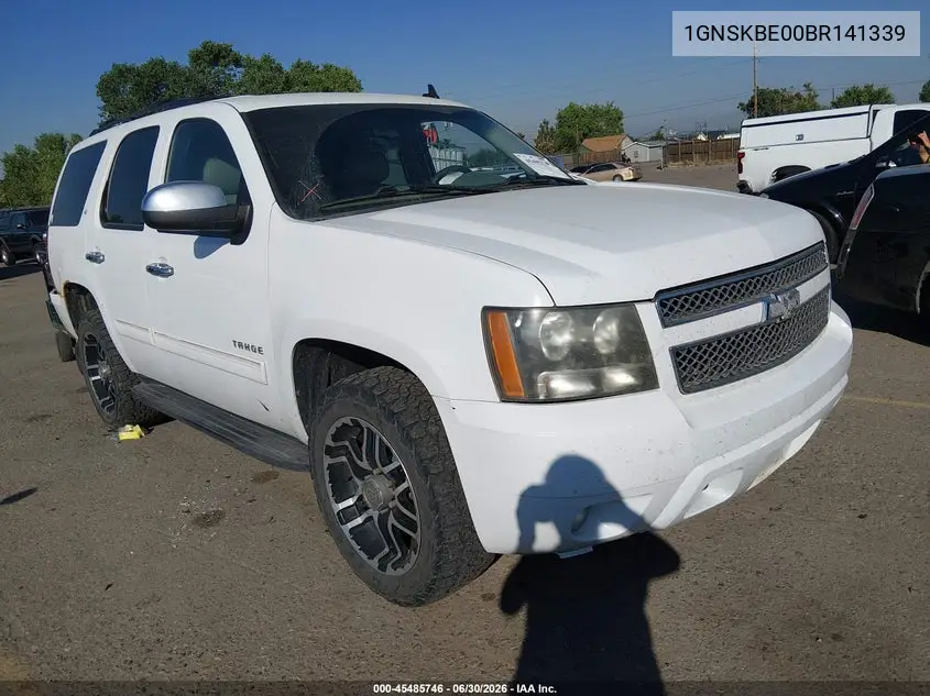 2011 Chevrolet Tahoe Lt VIN: 1GNSKBE00BR141339 Lot: 45485746