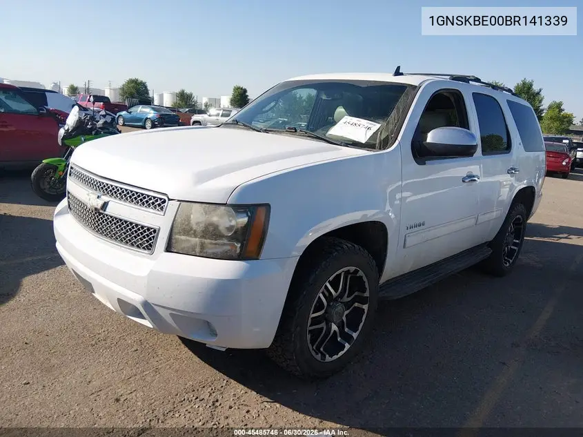 2011 Chevrolet Tahoe Lt VIN: 1GNSKBE00BR141339 Lot: 45485746