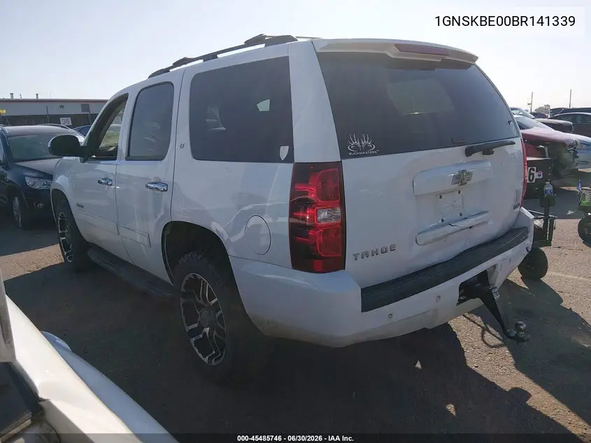2011 Chevrolet Tahoe Lt VIN: 1GNSKBE00BR141339 Lot: 45485746