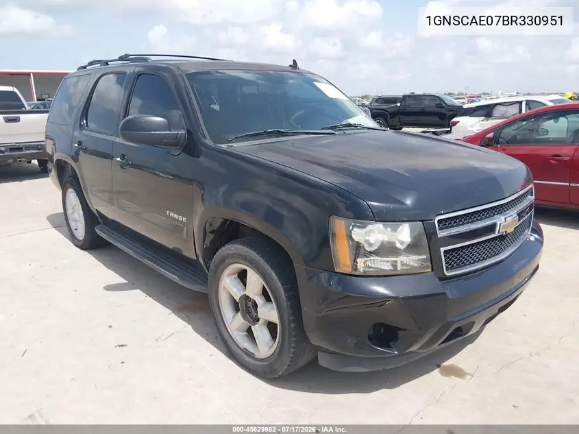 2011 Chevrolet Tahoe Ls VIN: 1GNSCAE07BR330951 Lot: 45629982