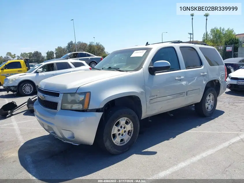 2011 Chevrolet Tahoe Lt VIN: 1GNSKBE02BR339999 Lot: 45662652