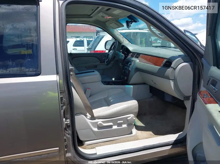 2012 Chevrolet Tahoe Lt VIN: 1GNSKBE06CR157417 Lot: 45439742