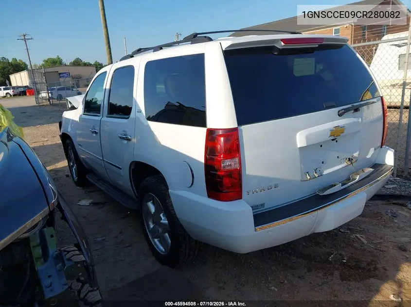 2012 Chevrolet Tahoe Ltz VIN: 1GNSCCE09CR280082 Lot: 45594508