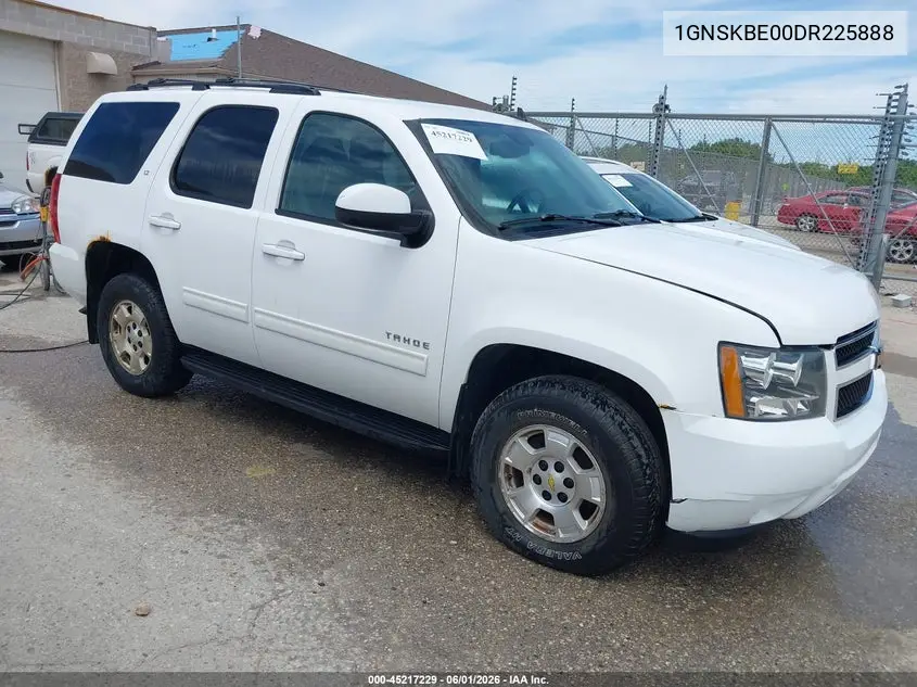 1GNSKBE00DR225888 2013 Chevrolet Tahoe Lt