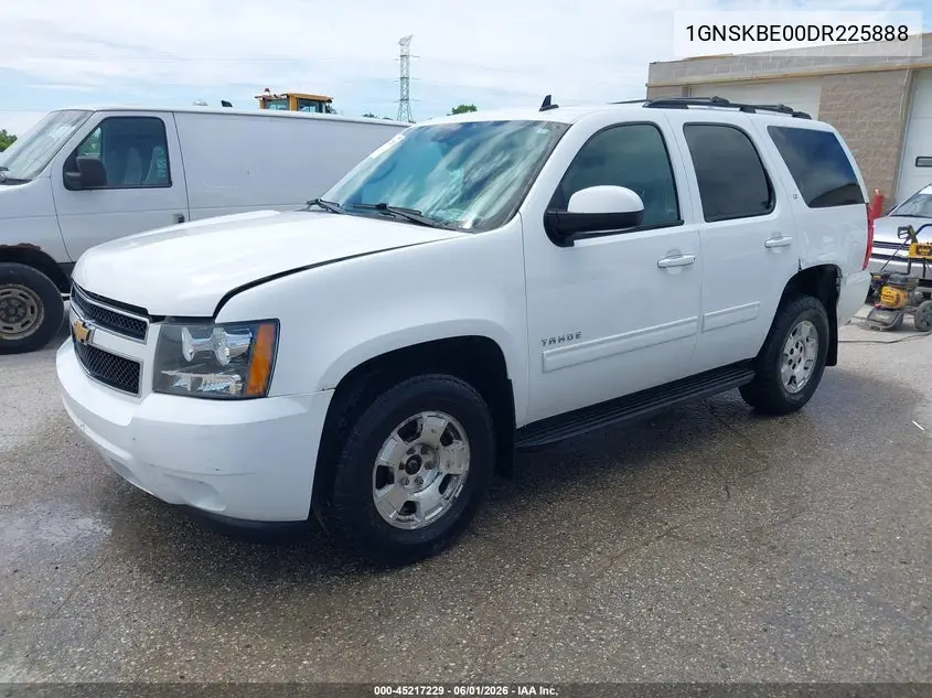 1GNSKBE00DR225888 2013 Chevrolet Tahoe Lt