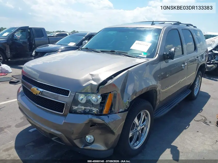 2013 Chevrolet Tahoe Lt VIN: 1GNSKBE03DR133383 Lot: 45565148