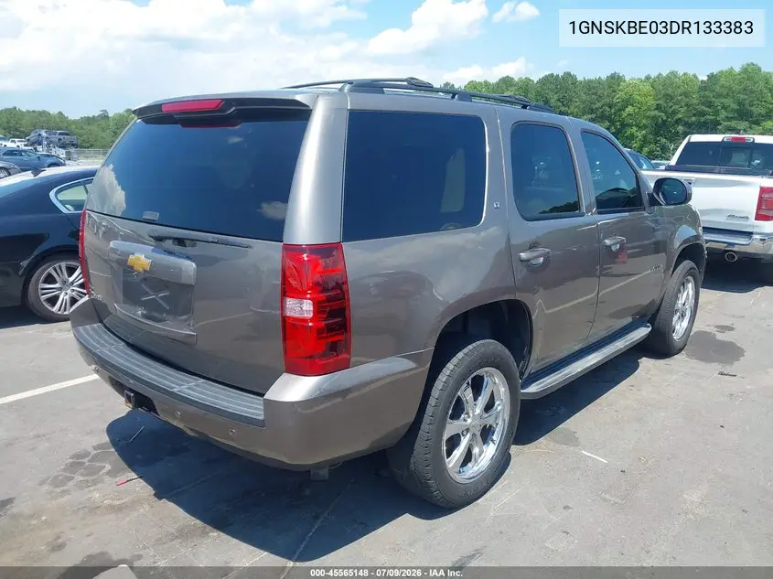2013 Chevrolet Tahoe Lt VIN: 1GNSKBE03DR133383 Lot: 45565148