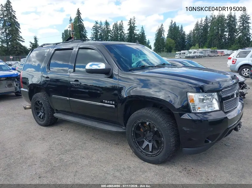 2013 Chevrolet Tahoe Ltz VIN: 1GNSKCE04DR195008 Lot: 45654690