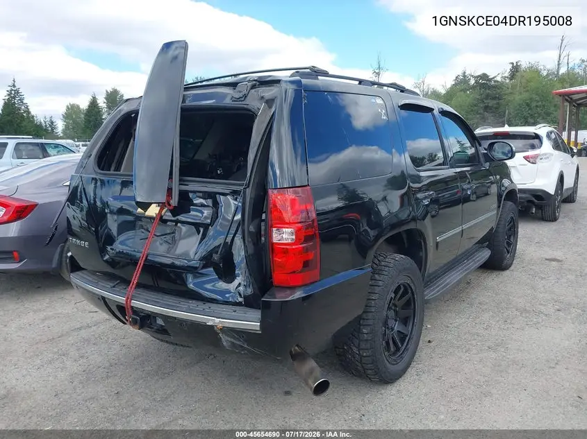 2013 Chevrolet Tahoe Ltz VIN: 1GNSKCE04DR195008 Lot: 45654690