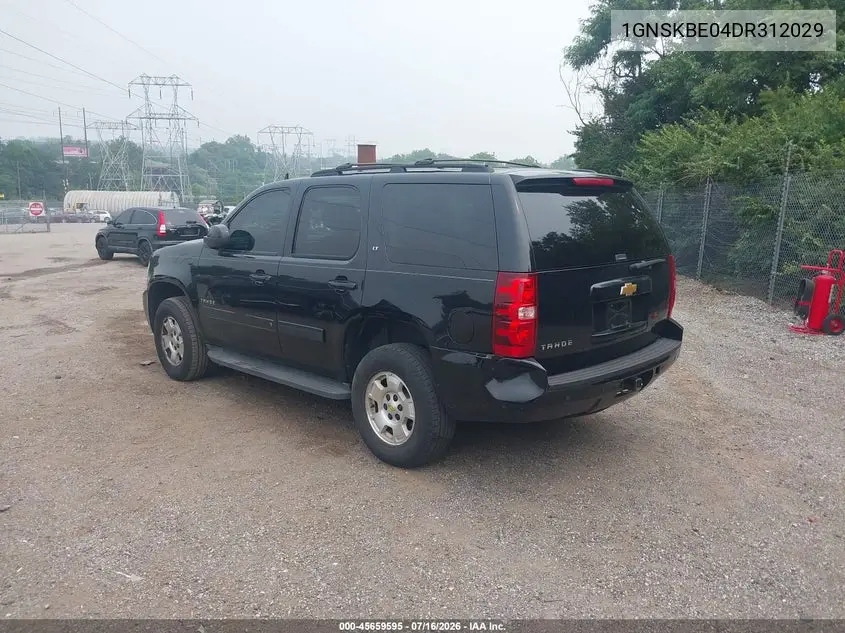 2013 Chevrolet Tahoe Lt VIN: 1GNSKBE04DR312029 Lot: 45659595