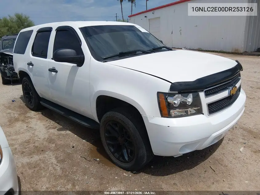 2013 Chevrolet Tahoe Commercial VIN: 1GNLC2E00DR253126 Lot: 45673997