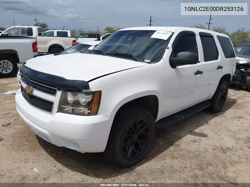 2013 Chevrolet Tahoe Commercial VIN: 1GNLC2E00DR253126 Lot: 45673997
