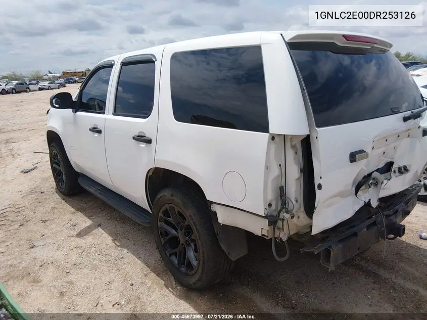 2013 Chevrolet Tahoe Commercial VIN: 1GNLC2E00DR253126 Lot: 45673997