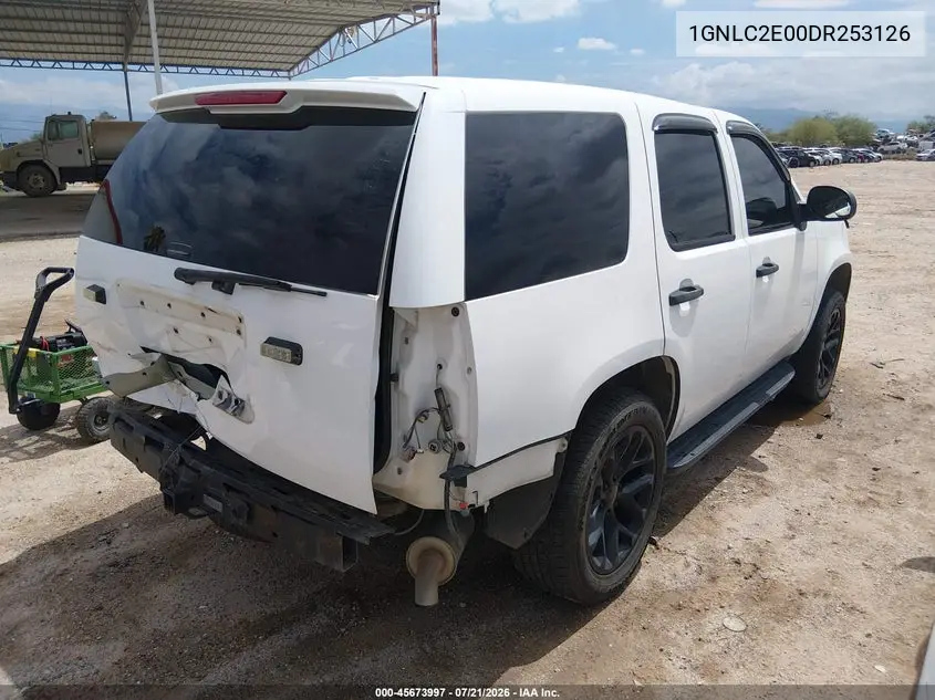 2013 Chevrolet Tahoe Commercial VIN: 1GNLC2E00DR253126 Lot: 45673997