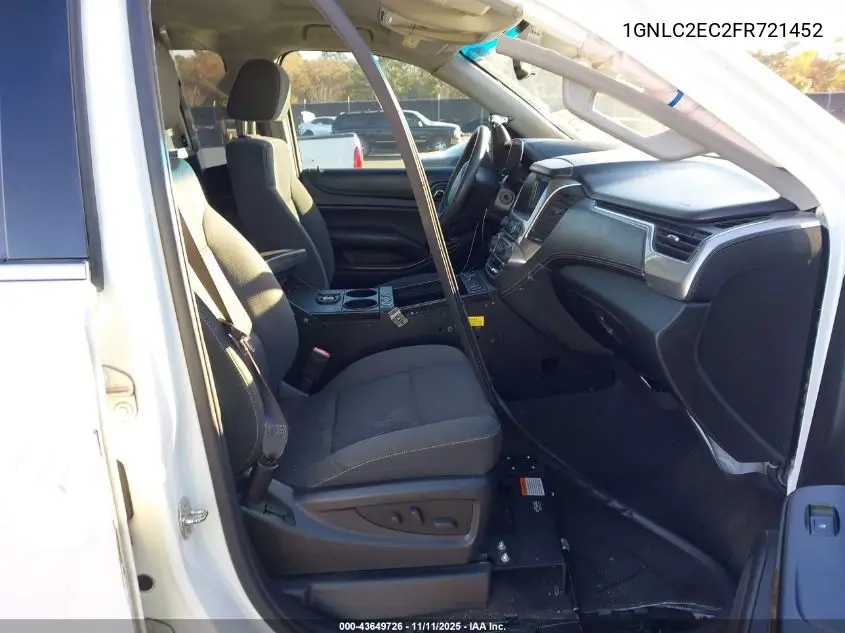 1GNLC2EC2FR721452 2015 Chevrolet Tahoe Commercial Fleet