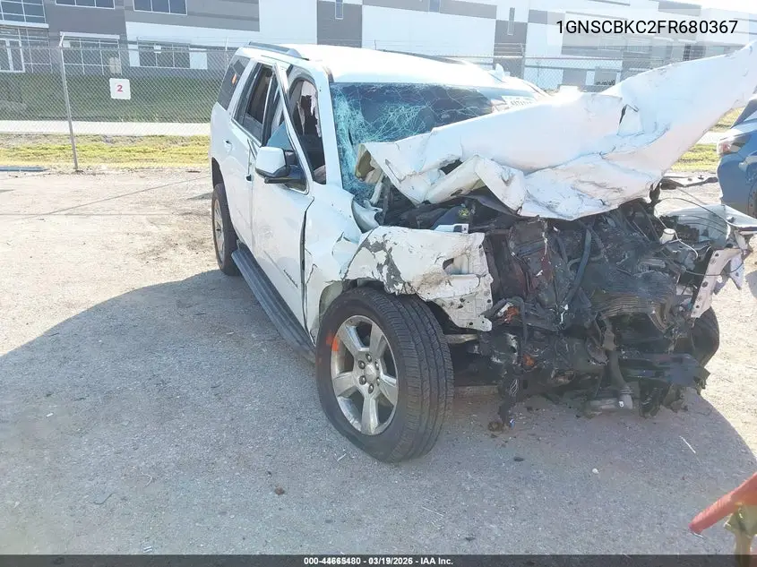 1GNSCBKC2FR680367 2015 Chevrolet Tahoe Lt