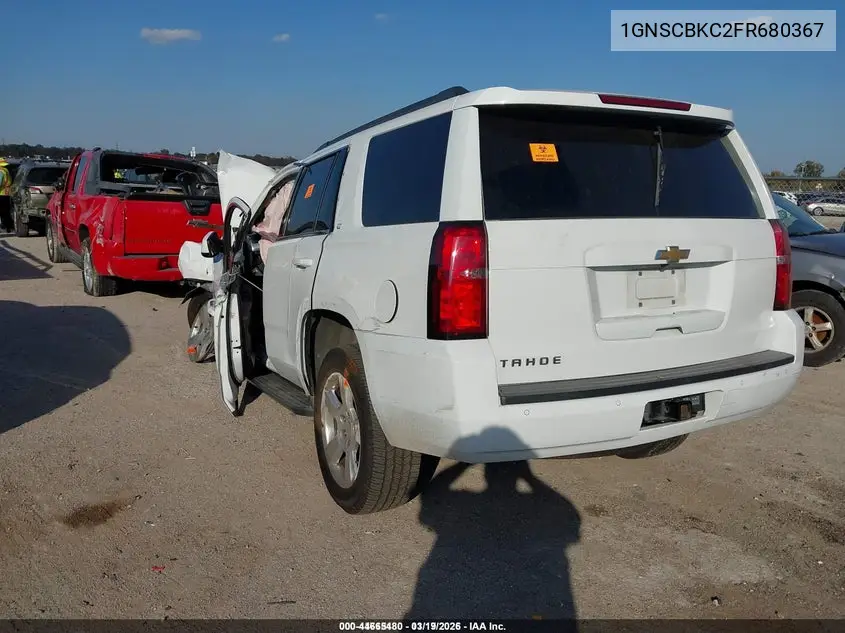 1GNSCBKC2FR680367 2015 Chevrolet Tahoe Lt